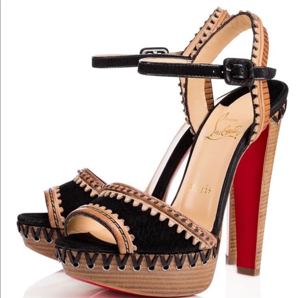 Louboutin Trepi High 140 embellished  sandals